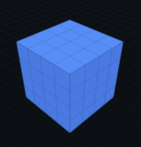Prime shape for N=64, 4×4×4 cube